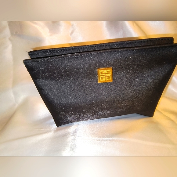 Givenchy Cosmetic Parfum Bag in Shimmery Black with Gold Hardware - Picture 3 of 14